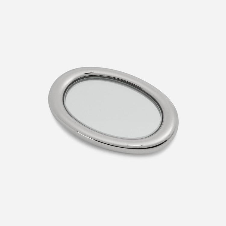 plumpy oval mirror