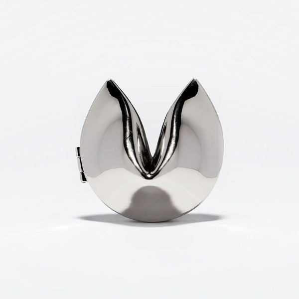Silver fortune cookie