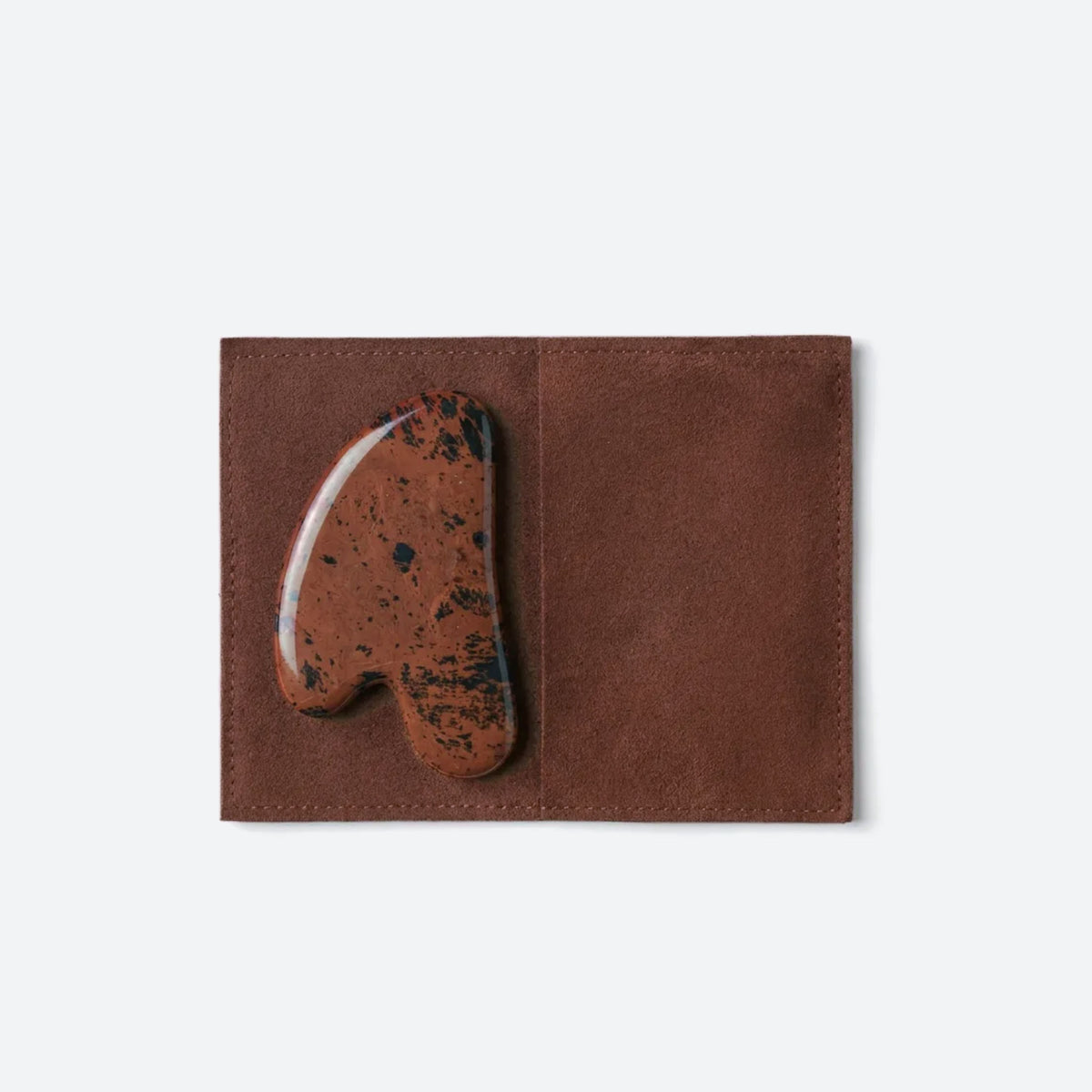 Gua sha in suede pouch